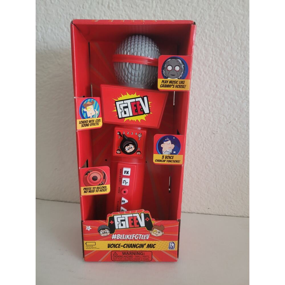 Be Like FGTeeV Microphone Voice Changing Recording Sound Effects Phat Mojo‎ Toy
